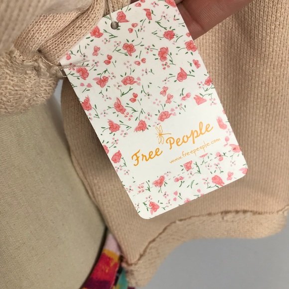 Free People MSRP $78 Knit Crop Pink - Picture 7 of 8